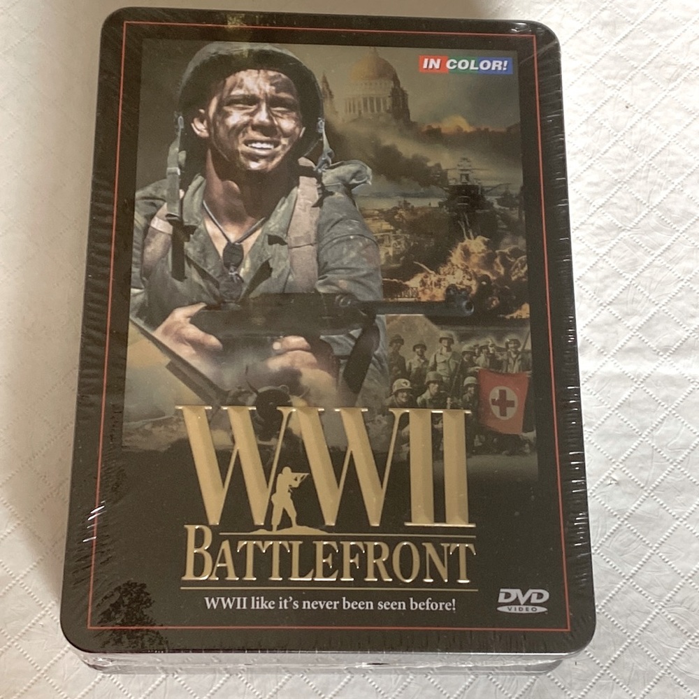 NWOT WWII Battlefront In Color 5 DVD Boxed Set - Factory Sealed